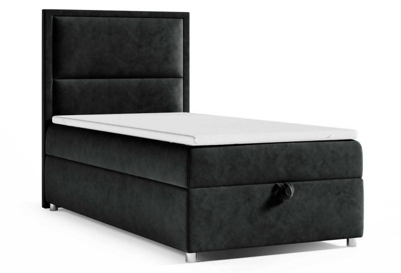 Best for Home Boxspringbett mit Bettkasten Trinity K-11 SINGLE Bonellfederkern inkl. 7 cm Topper (70x200 80x200 90x200 100x200 cm), verschiedene Liefermöglichkeiten, TOP Preis-Leistungs-Verhältnis von Best for Home