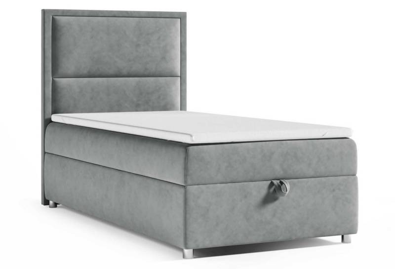 Best for Home Boxspringbett mit Bettkasten Trinity K-11 SINGLE Bonellfederkern inkl. 7 cm Topper (70x200 80x200 90x200 100x200 cm), verschiedene Liefermöglichkeiten, TOP Preis-Leistungs-Verhältnis von Best for Home