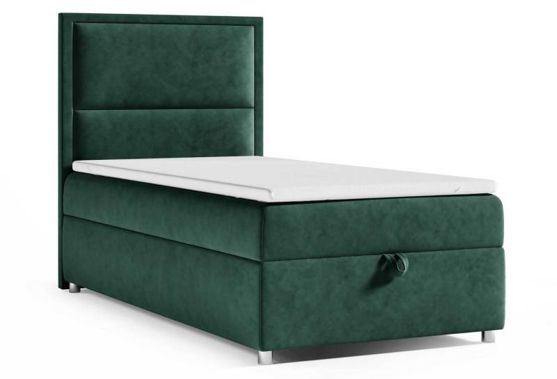 Best for Home Boxspringbett mit Bettkasten Trinity K-11 SINGLE Bonellfederkern inkl. Topper (70x200 80x200 90x200 100x200 cm), inkl. Lieferung bis in die Wohnung, TOP Preis-Leistungs-Verhältnis von Best for Home