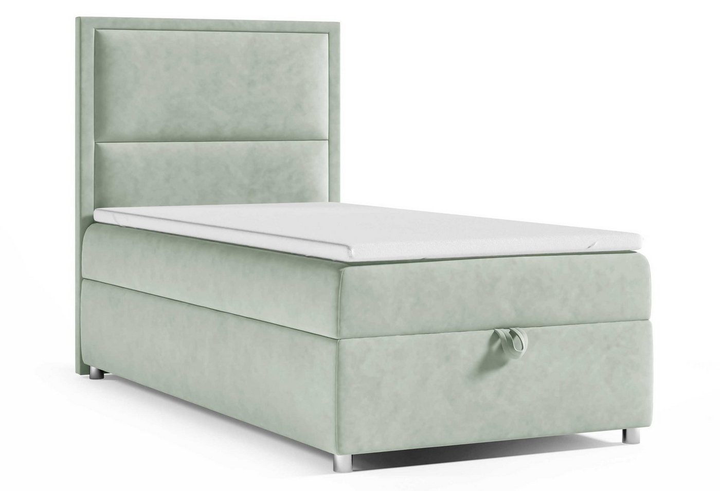 Best for Home Boxspringbett mit Bettkasten Trinity K-11 SINGLE Bonellfederkern inkl. Topper, mit Lieferung von Best for Home