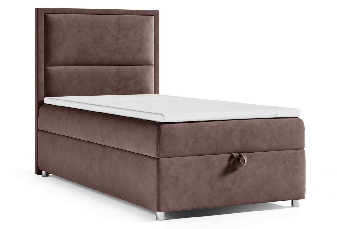 Best for Home Boxspringbett mit Bettkasten Trinity K-11 SINGLE Bonellfederkern inkl. Topper, mit Lieferung von Best for Home