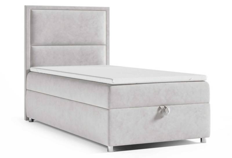 Best for Home Boxspringbett mit Bettkasten Trinity K-11 SINGLE Bonellfederkern inkl. 7 cm Topper (70x200 80x200 90x200 100x200 cm), verschiedene Liefermöglichkeiten, TOP Preis-Leistungs-Verhältnis von Best for Home
