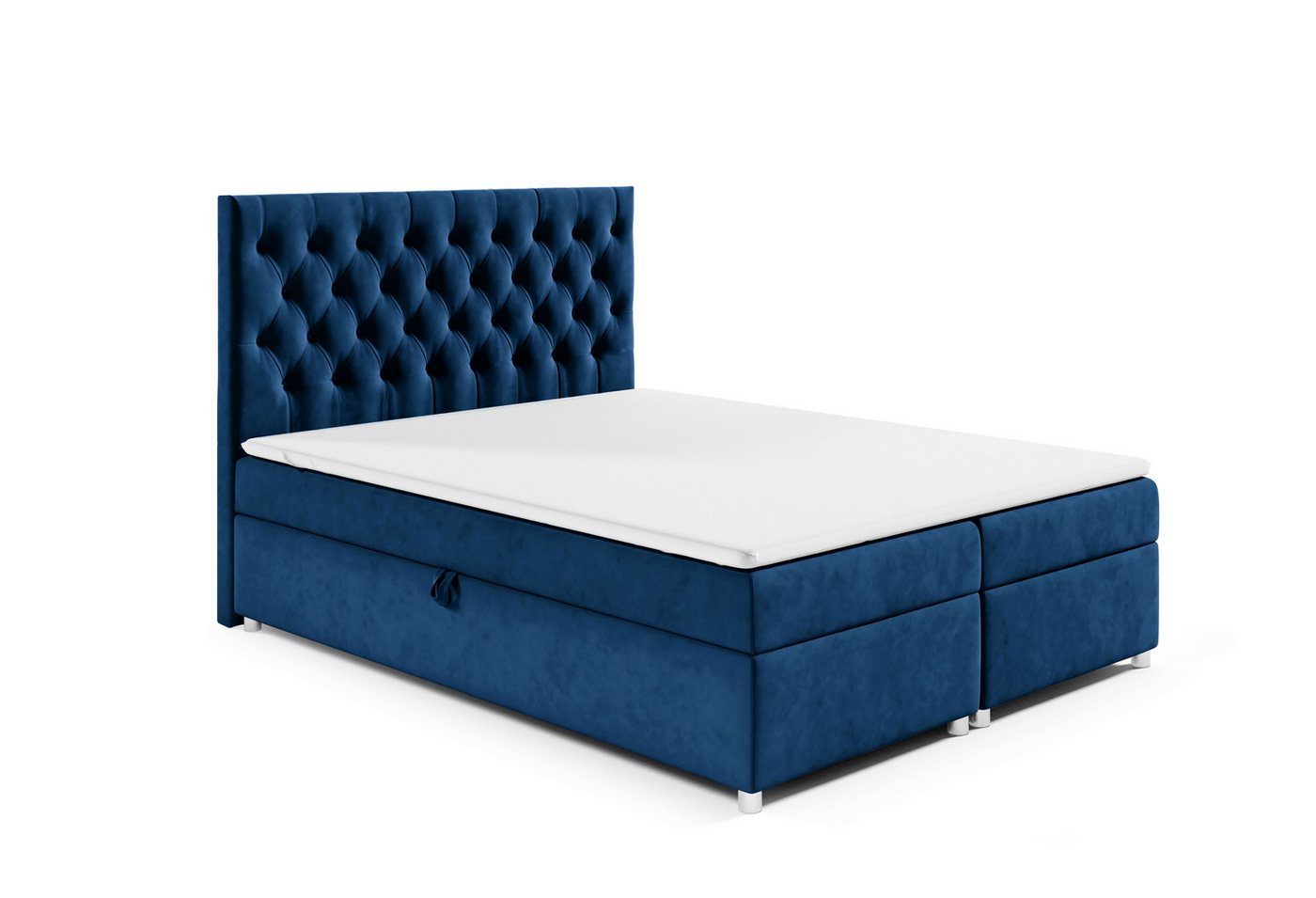 Best for Home Boxspringbett mit Bettkasten Doppelbett Trinity K14 Bonellfederkern inkl 7cm Topper (140x200 160x200 180x200 200x200 cm, Bonell-Matratze, gepolstertes Kopfteil, Polsterbett versch. Größen), mit oder ohne Topper, Flexible Liefermöglichkeiten, Handwerksqualität Best for Home Boxspringbett mit Bettkasten Doppelbett Trinity K14 Bonellfederkern inkl 7cm Topper (140x200 160x200 180x200 200x200 cm, Bonell-Matratze, gepolstertes Kopfteil, Polsterbett versch. Größen), mit oder ohne Topper, Flexible Liefermöglichkeiten, Handwerksqualität von Best for Home
