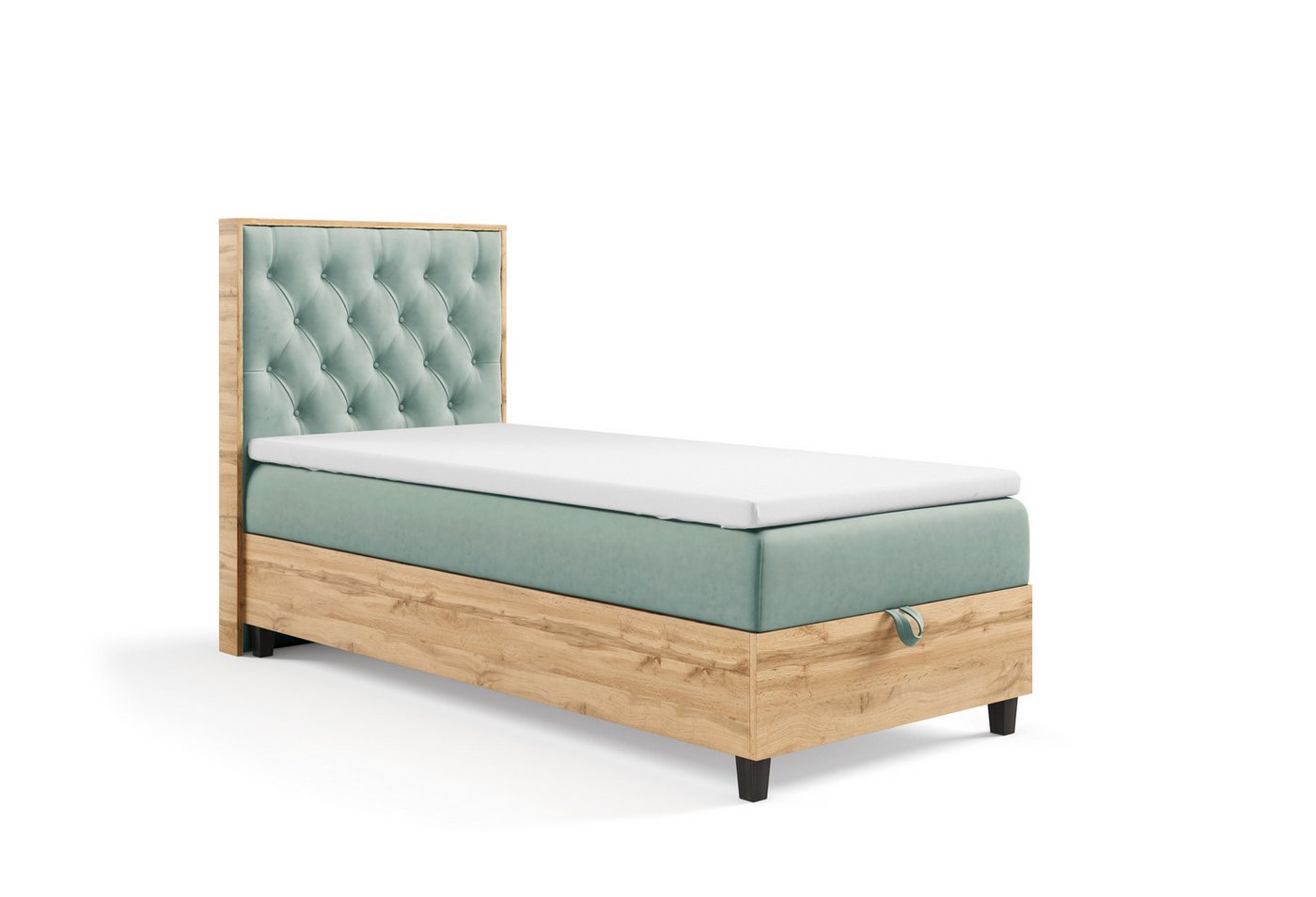 Best for Home Boxspringbett mit Bettkasten Trinity K-14 PLATE SINGLE inkl. 7 cm Topper (70x200 80x200 90x200 100x200 cm), Verschiedene Liefermöglichkeiten, TOP Preis-Leistungs-Verhältnis Best for Home Boxspringbett mit Bettkasten Trinity K-14 PLATE SINGLE inkl. 7 cm Topper (70x200 80x200 90x200 100x200 cm), Verschiedene Liefermöglichkeiten, TOP Preis-Leistungs-Verhältnis von Best for Home