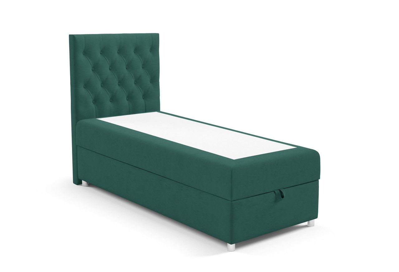 Best for Home Boxspringbett mit Bettkasten Trinity K14 SINGLE Bonell-Matratze inkl. 7 cm Topper (Einzelbett, Polsterbett mit gepolstertes Kopfteil, Jugendbett, Kinderbett versch. Größen, 70x200 80x200 90x200 100x200 cm), verschiedene Liefermöglichkeiten, Handwerksqualität Best for Home Boxspringbett mit Bettkasten Trinity K14 SINGLE Bonell-Matratze inkl. 7 cm Topper (Einzelbett, Polsterbett mit gepolstertes Kopfteil, Jugendbett, Kinderbett versch. Größen, 70x200 80x200 90x200 100x200 cm), verschiedene Liefermöglichkeiten, Handwerksqualität von Best for Home