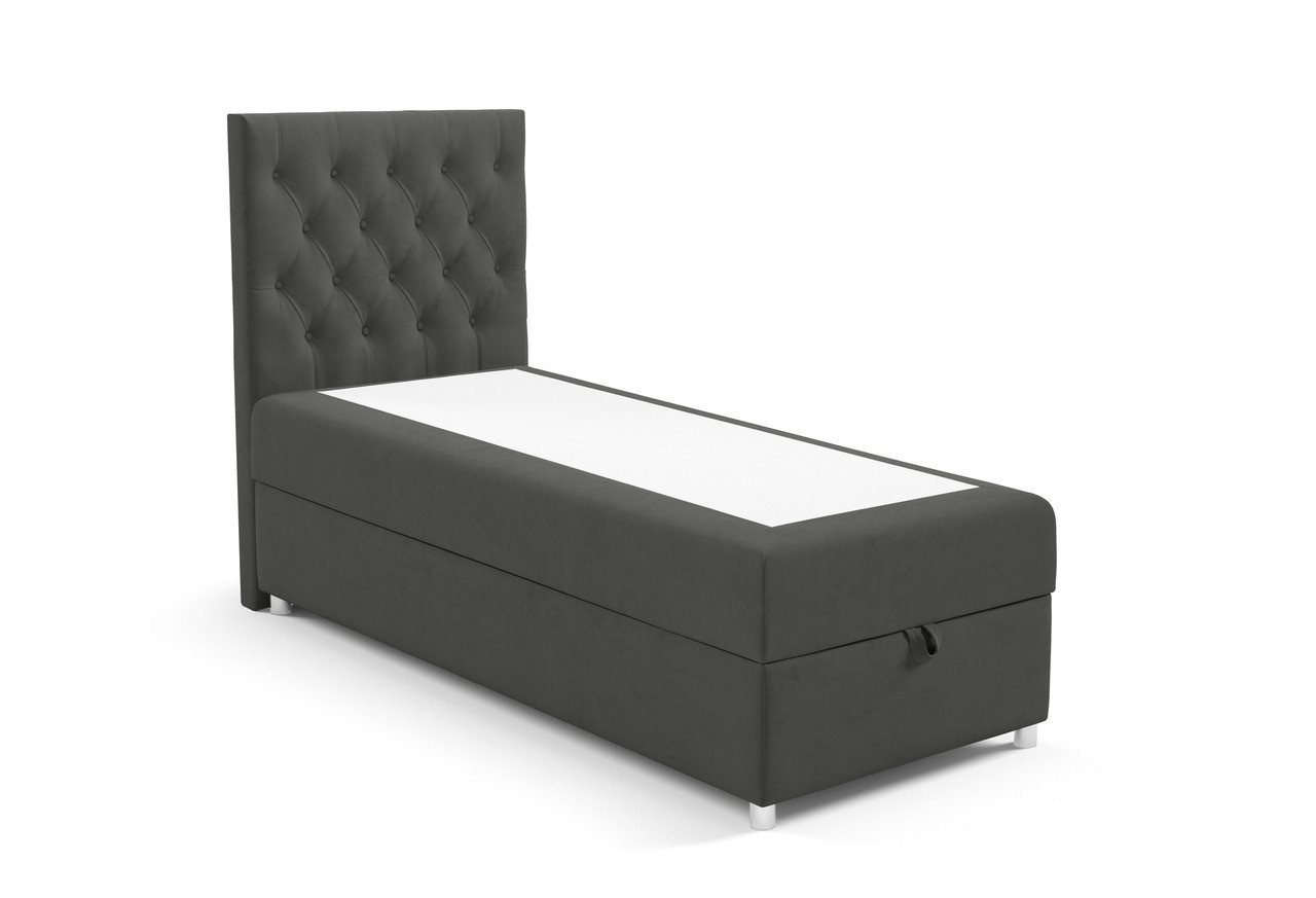 Best for Home Boxspringbett mit Bettkasten Trinity K14 SINGLE Bonell-Matratze inkl. 7 cm Topper (Einzelbett, Polsterbett mit gepolstertes Kopfteil, Jugendbett, Kinderbett versch. Größen, 70x200 80x200 90x200 100x200 cm), verschiedene Liefermöglichkeiten, Handwerksqualität Best for Home Boxspringbett mit Bettkasten Trinity K14 SINGLE Bonell-Matratze inkl. 7 cm Topper (Einzelbett, Polsterbett mit gepolstertes Kopfteil, Jugendbett, Kinderbett versch. Größen, 70x200 80x200 90x200 100x200 cm), verschiedene Liefermöglichkeiten, Handwerksqualität von Best for Home