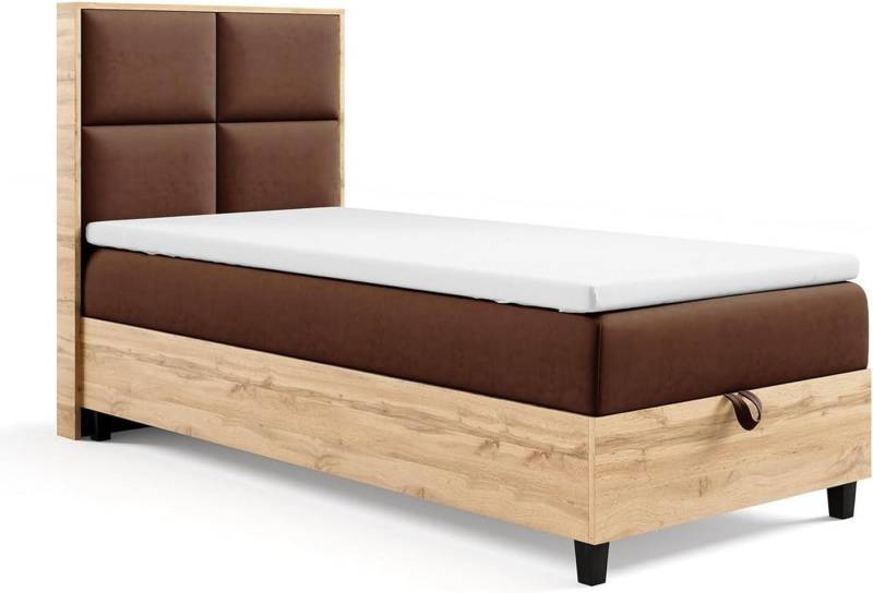 Best for Home Boxspringbett mit Bettkasten Trinity K-2 PLATE SINGLE inkl. 7 cm Topper (70x200 80x200 90x200 100x200 cm), Verschiedene Liefermöglichkeiten, TOP Preis-Leistungs-Verhältnis Best for Home Boxspringbett mit Bettkasten Trinity K-2 PLATE SINGLE inkl. 7 cm Topper (70x200 80x200 90x200 100x200 cm), Verschiedene Liefermöglichkeiten, TOP Preis-Leistungs-Verhältnis von Best for Home