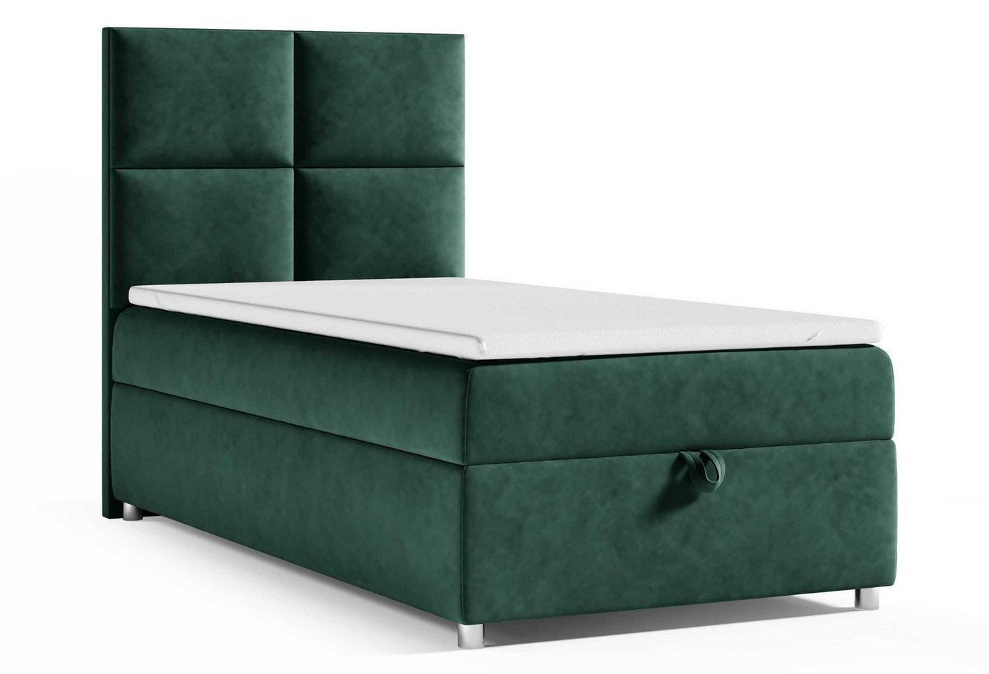 Best for Home Boxspringbett mit Bettkasten Trinity K2 Single Bonell-Matratze inkl. 7 cm Topper (Einzelbett, Hotelbett, Polsterbett gepolstertes Kopfteil, Jugendbett, Kinderbett versch. Größen, 70x200 80x200 90x200 100x200 cm), verschiedene Liefermöglichkeiten, Handwerksqualität Best for Home Boxspringbett mit Bettkasten Trinity K2 Single Bonell-Matratze inkl. 7 cm Topper (Einzelbett, Hotelbett, Polsterbett gepolstertes Kopfteil, Jugendbett, Kinderbett versch. Größen, 70x200 80x200 90x200 100x200 cm), verschiedene Liefermöglichkeiten, Handwerksqualität von Best for Home