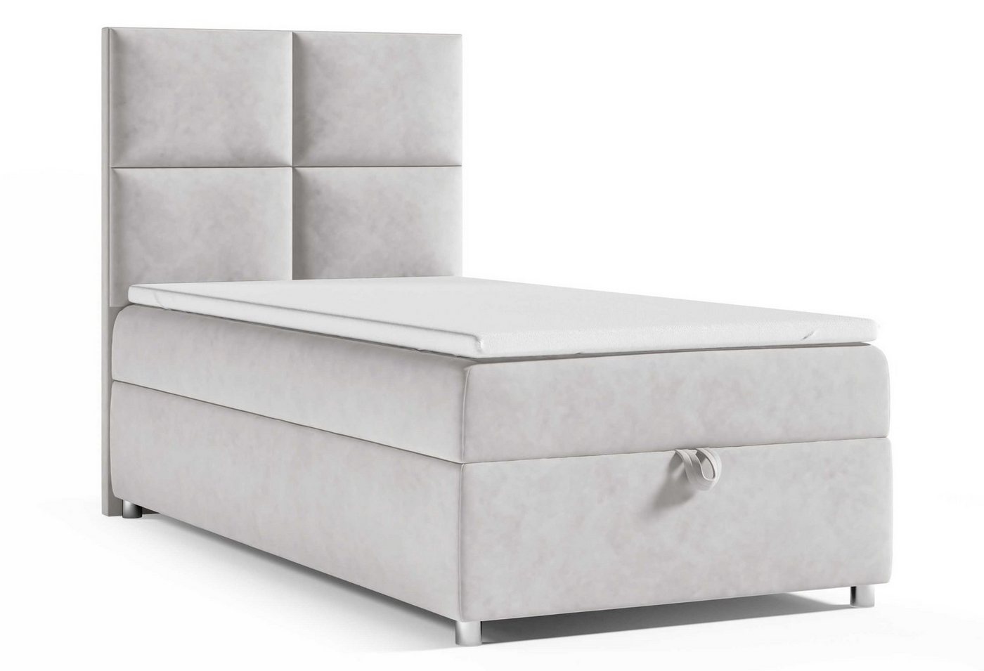 Best for Home Boxspringbett mit Bettkasten Trinity K2 Single Bonell-Matratze inkl. 7 cm Topper (Einzelbett, Hotelbett, Polsterbett gepolstertes Kopfteil, Jugendbett, Kinderbett versch. Größen, 70x200 80x200 90x200 100x200 cm), verschiedene Liefermöglichkeiten, Handwerksqualität Best for Home Boxspringbett mit Bettkasten Trinity K2 Single Bonell-Matratze inkl. 7 cm Topper (Einzelbett, Hotelbett, Polsterbett gepolstertes Kopfteil, Jugendbett, Kinderbett versch. Größen, 70x200 80x200 90x200 100x200 cm), verschiedene Liefermöglichkeiten, Handwerksqualität von Best for Home