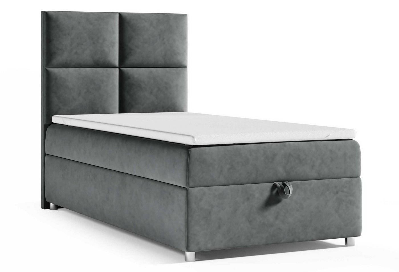 Best for Home Boxspringbett mit Bettkasten Trinity K-3 SINGLE Bonellfederkern inkl. Topper, mit Lieferung, Aufbau & Entsorgung von Best for Home