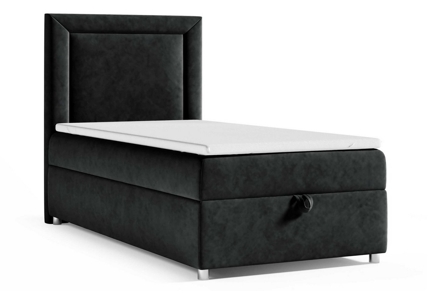 Best for Home Boxspringbett mit Bettkasten Trinity K3 SINGLE Bonell-Matratze inkl. 7 cm Topper (Einzelbett, Polsterbett mit gepolstertes Kopfteil, Jugendbett, Kinderbett versch. Größen, 70x200 80x200 90x200 100x200 cm), verschiedene Liefermöglichkeiten, Handwerksqualität Best for Home Boxspringbett mit Bettkasten Trinity K3 SINGLE Bonell-Matratze inkl. 7 cm Topper (Einzelbett, Polsterbett mit gepolstertes Kopfteil, Jugendbett, Kinderbett versch. Größen, 70x200 80x200 90x200 100x200 cm), verschiedene Liefermöglichkeiten, Handwerksqualität von Best for Home