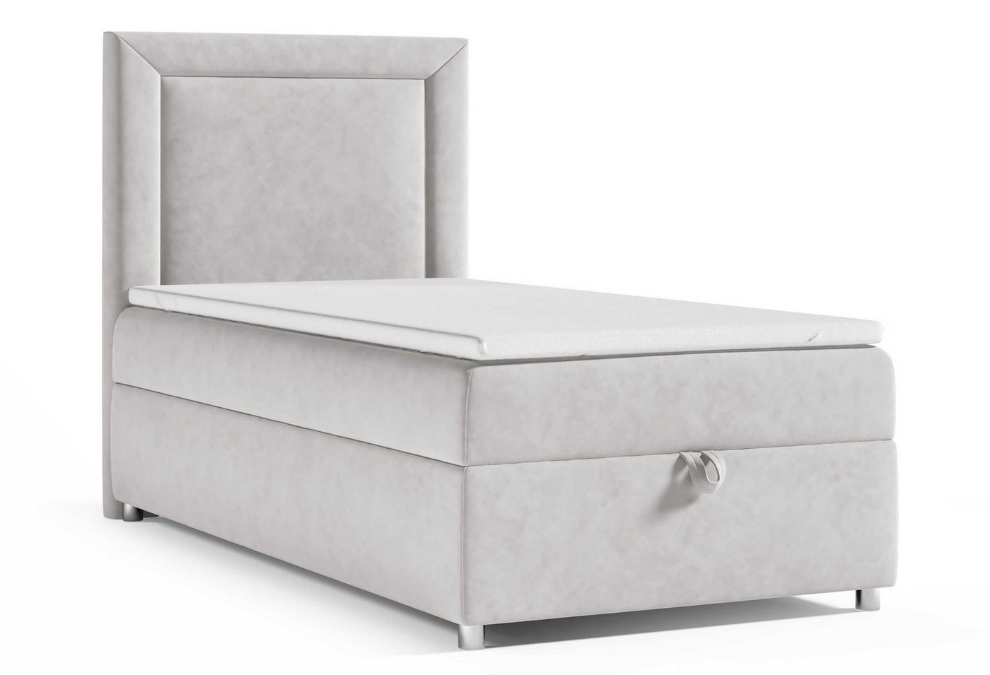 Best for Home Boxspringbett mit Bettkasten Trinity K3 SINGLE Bonell-Matratze inkl. 7 cm Topper (Einzelbett, Polsterbett mit gepolstertes Kopfteil, Jugendbett, Kinderbett versch. Größen, 70x200 80x200 90x200 100x200 cm), verschiedene Liefermöglichkeiten, Handwerksqualität Best for Home Boxspringbett mit Bettkasten Trinity K3 SINGLE Bonell-Matratze inkl. 7 cm Topper (Einzelbett, Polsterbett mit gepolstertes Kopfteil, Jugendbett, Kinderbett versch. Größen, 70x200 80x200 90x200 100x200 cm), verschiedene Liefermöglichkeiten, Handwerksqualität von Best for Home