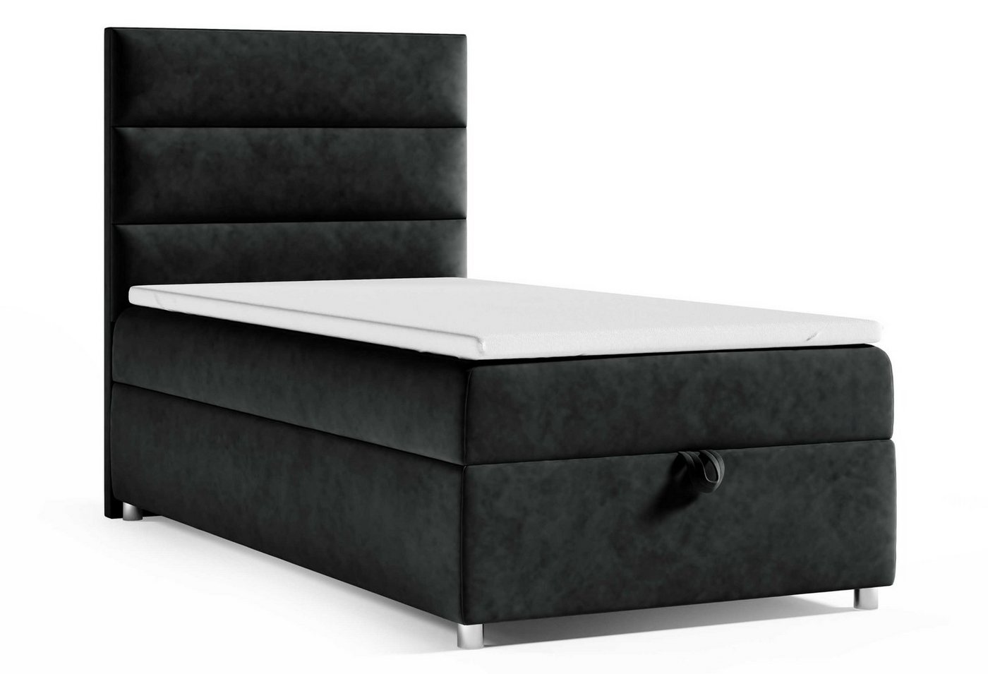 Best for Home Boxspringbett mit Bettkasten Trinity K-4 SINGLE Bonellfederkern inkl. Topper, mit Lieferung von Best for Home