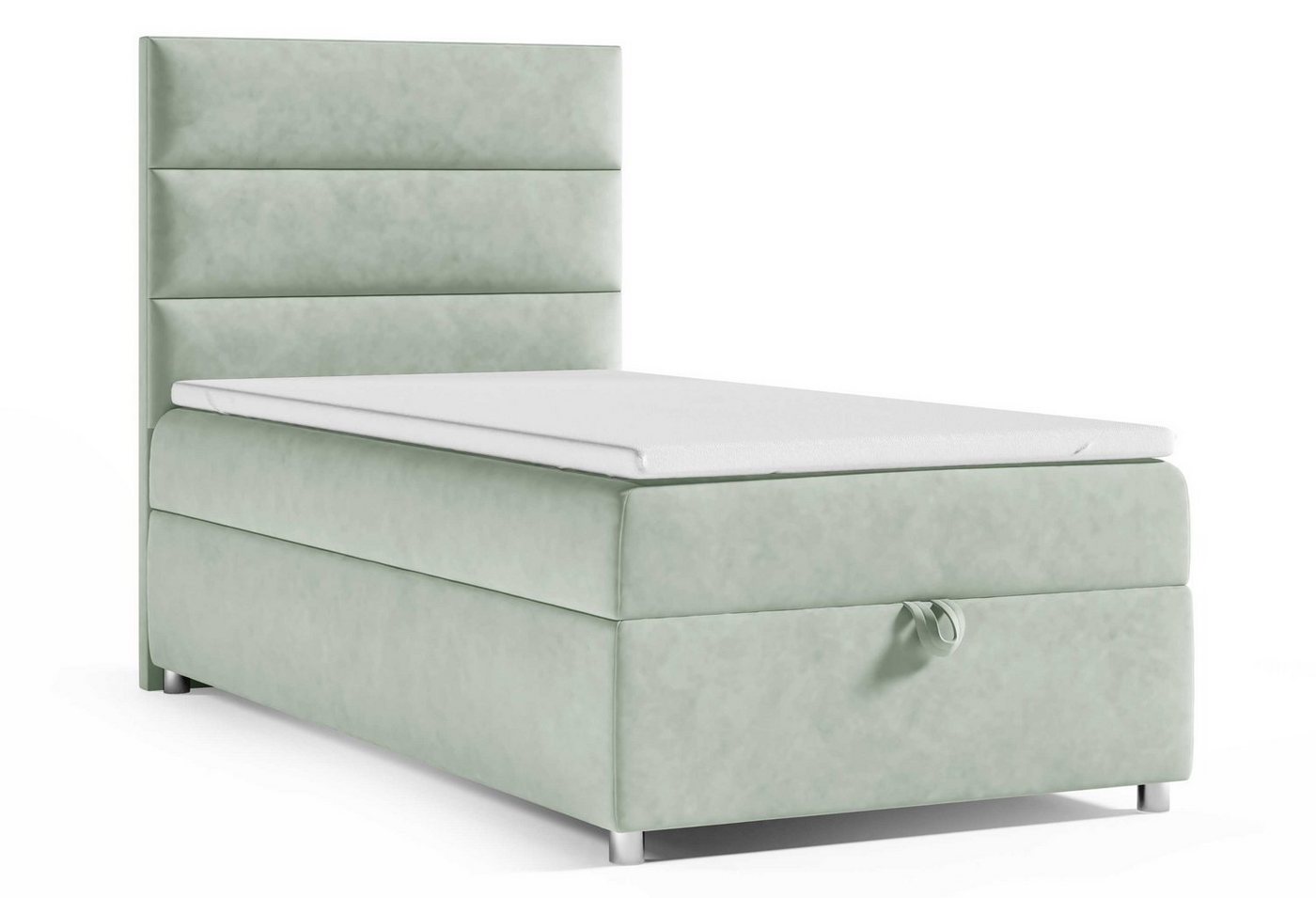 Best for Home Boxspringbett mit Bettkasten Trinity K-4 SINGLE Bonellfederkern inkl. Topper, mit Lieferung von Best for Home