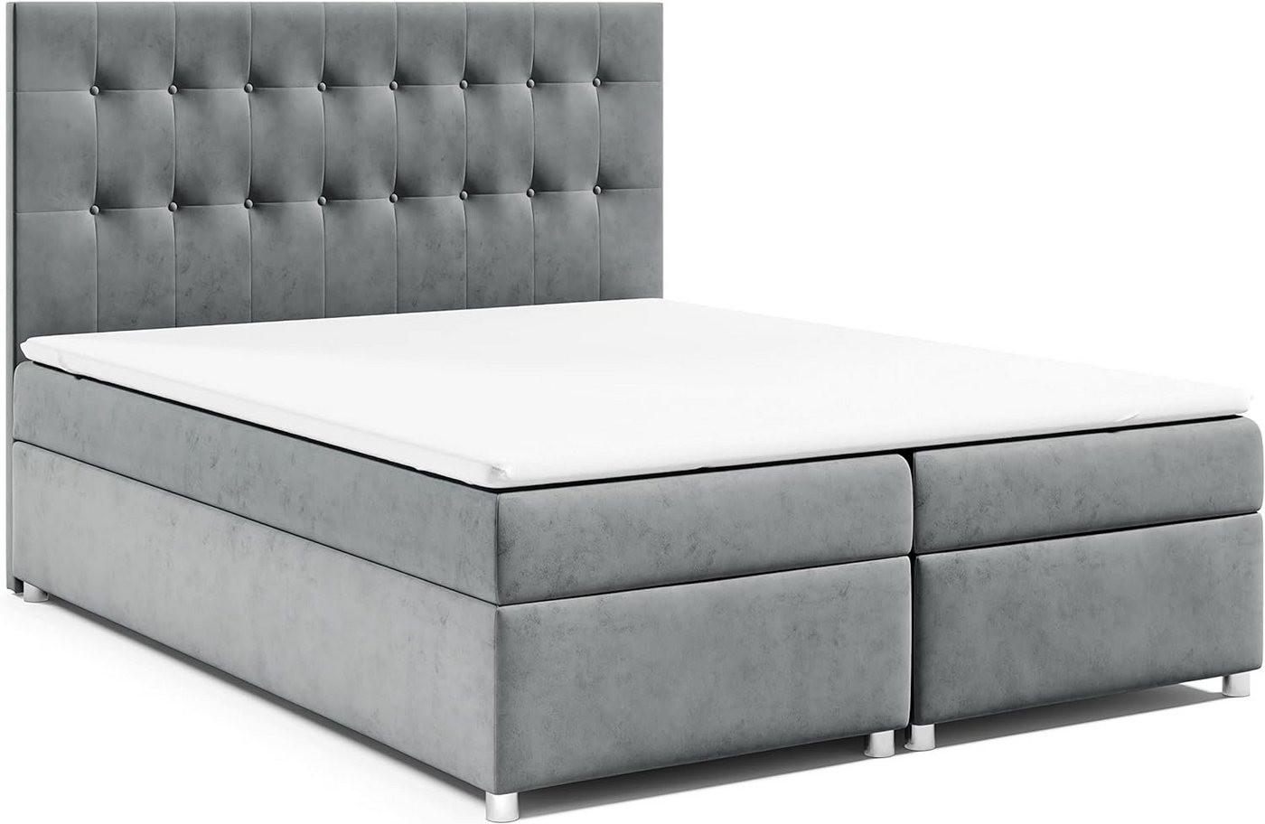 Best for Home Boxspringbett mit Bettkasten Trinity K-6 Bonellfederkern inkl. 7 cm Topper (140x200 160x200 180x200 200x200 cm), mit Lieferung, Aufbau & Entsorgung, TOP- Preis-Leistungs-Verhältnis Best for Home Boxspringbett mit Bettkasten Trinity K-6 Bonellfederkern inkl. 7 cm Topper (140x200 160x200 180x200 200x200 cm), mit Lieferung, Aufbau & Entsorgung, TOP- Preis-Leistungs-Verhältnis von Best for Home