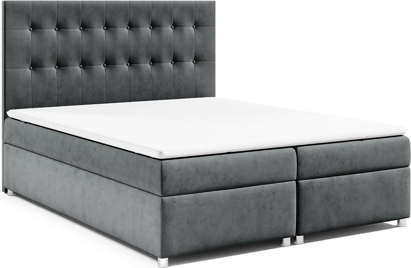 Best for Home Boxspringbett mit Bettkasten Trinity K-6 Bonellfederkern inkl. 7 cm Topper (140x200 160x200 180x200 200x200 cm), mit Lieferung, Aufbau & Entsorgung, TOP- Preis-Leistungs-Verhältnis Best for Home Boxspringbett mit Bettkasten Trinity K-6 Bonellfederkern inkl. 7 cm Topper (140x200 160x200 180x200 200x200 cm), mit Lieferung, Aufbau & Entsorgung, TOP- Preis-Leistungs-Verhältnis von Best for Home