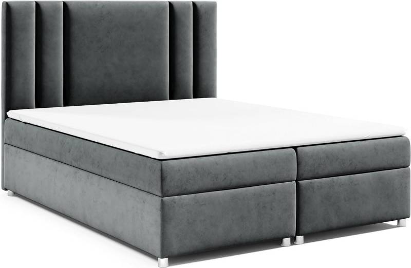 Best for Home Boxspringbett mit Bettkasten Trinity K-8 Bonellfederkern inkl.7 cm Topper (140x200 160x200 180x200 200x200 cm), mit Lieferung, Aufbau & Entsorgung, TOP- Preis-Leistungs-Verhältnis Best for Home Boxspringbett mit Bettkasten Trinity K-8 Bonellfederkern inkl.7 cm Topper (140x200 160x200 180x200 200x200 cm), mit Lieferung, Aufbau & Entsorgung, TOP- Preis-Leistungs-Verhältnis von Best for Home