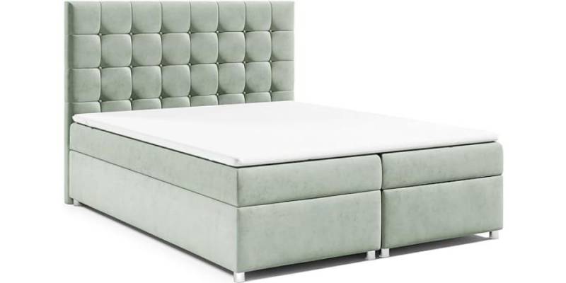 Best for Home Boxspringbett mit Bettkasten Trinity K-9 Bonellfederkern inkl. 7 cm Topper (140x200 160x200 180x200 200x200 cm), inkl. Lieferung bis in die Wohnung, TOP- Preis-Leistungs-Verhältnis von Best for Home
