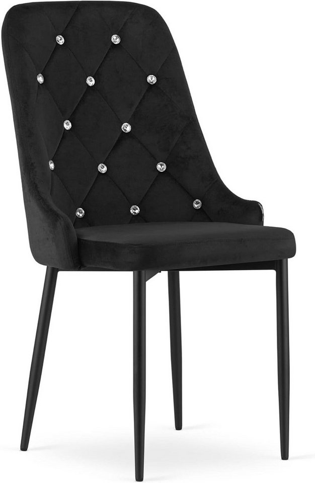 Best for Home Bürostuhl Best For Home – Moderner Samt Esszimmerstuhl mit Metallbeinen Best for Home Bürostuhl Best For Home – Moderner Samt Esszimmerstuhl mit Metallbeinen von Best for Home