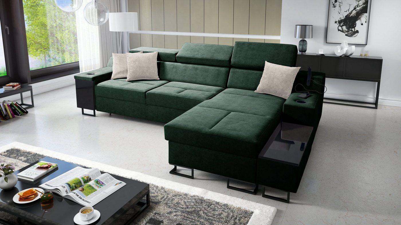 Best for Home Ecksofa Aria I Maxi: Schlaffunktion & Bettkasten für das Moderne Wohnzimmer, Schlaffunktion Best for Home Ecksofa Aria I Maxi: Schlaffunktion & Bettkasten für das Moderne Wohnzimmer, Schlaffunktion von Best for Home
