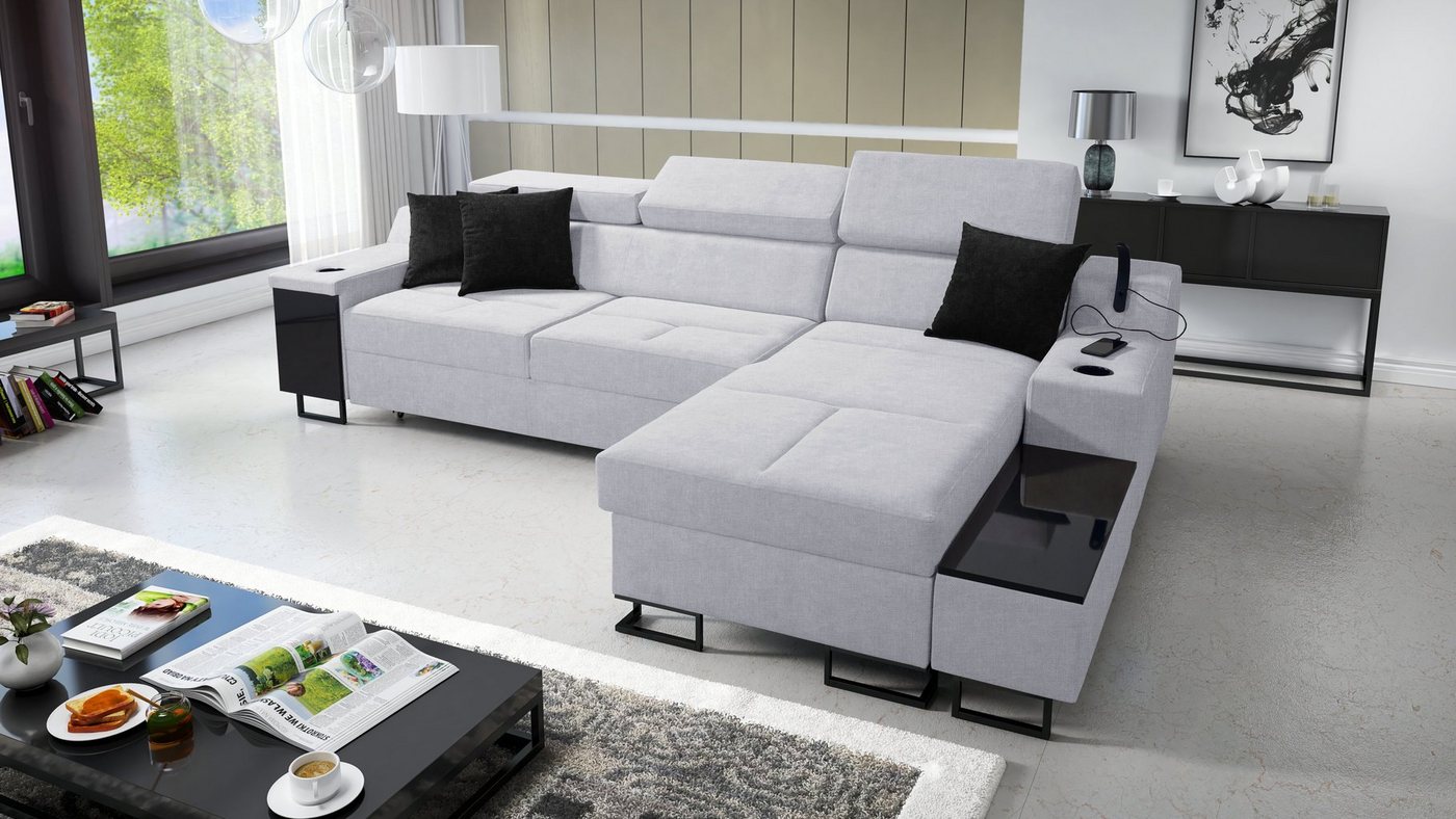Best for Home Ecksofa Aria I Maxi: Schlaffunktion & Bettkasten für das Moderne Wohnzimmer, Schlaffunktion Best for Home Ecksofa Aria I Maxi: Schlaffunktion & Bettkasten für das Moderne Wohnzimmer, Schlaffunktion von Best for Home