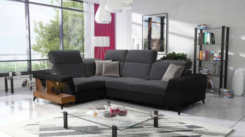 Best for Home Ecksofa Ecksofa BILLIE II – Modernes Design mit USB & LED-Ablage, hat zwie USB-Anschluss Best for Home Ecksofa Ecksofa BILLIE II – Modernes Design mit USB & LED-Ablage, hat zwie USB-Anschluss von Best for Home