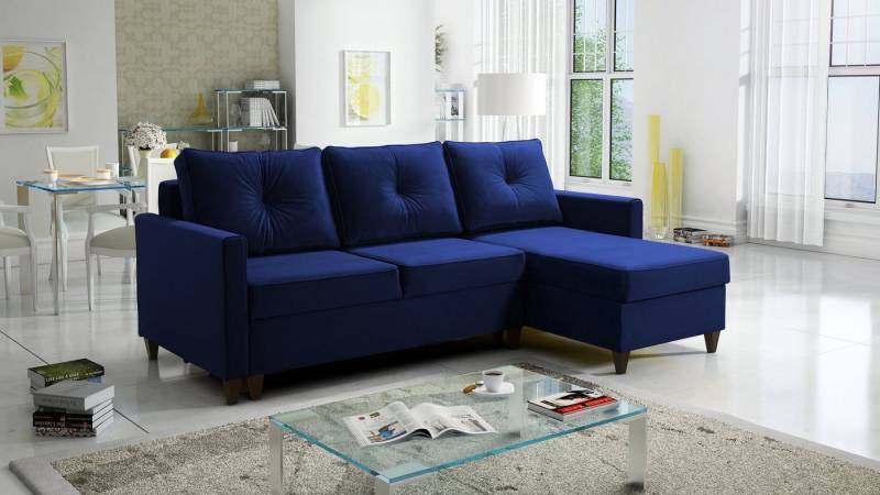 Best for Home Ecksofa Ecksofa Brad Maxi mit Schlaffunktion & 2 Bettkästen, inkl. Kissen von Best for Home