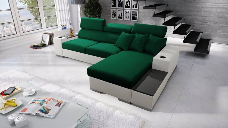 Best for Home Ecksofa Pete I Maxi: Schlaffunktion & Bettkasten für das Moderne Wohnzimmer, Schlaffunktion Best for Home Ecksofa Pete I Maxi: Schlaffunktion & Bettkasten für das Moderne Wohnzimmer, Schlaffunktion von Best for Home