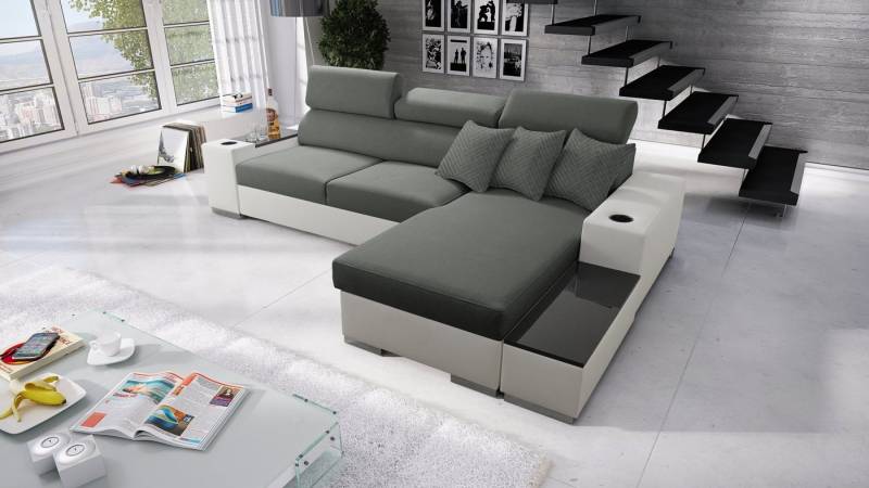 Best for Home Ecksofa Pete I Maxi: Schlaffunktion & Bettkasten für das Moderne Wohnzimmer, Schlaffunktion Best for Home Ecksofa Pete I Maxi: Schlaffunktion & Bettkasten für das Moderne Wohnzimmer, Schlaffunktion von Best for Home