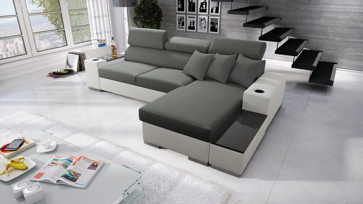 Best for Home Ecksofa Pete I Mini: Schlaffunktion & Bettkasten für das Moderne Wohnzimmer Best for Home Ecksofa Pete I Mini: Schlaffunktion & Bettkasten für das Moderne Wohnzimmer von Best for Home