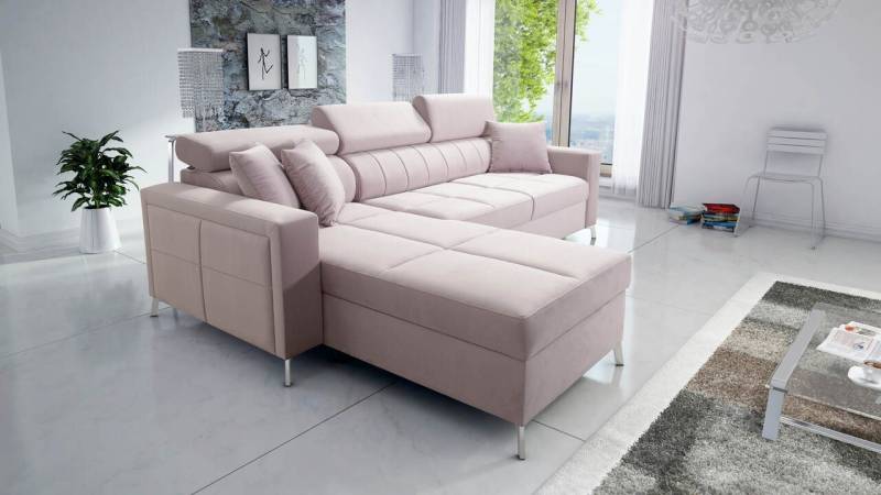 Best for Home Ecksofa Modernes Ecksofa SID I MINI – Stauraum & Schlaffunktion, Schlaffunktion Best for Home Ecksofa Modernes Ecksofa SID I MINI – Stauraum & Schlaffunktion, Schlaffunktion von Best for Home