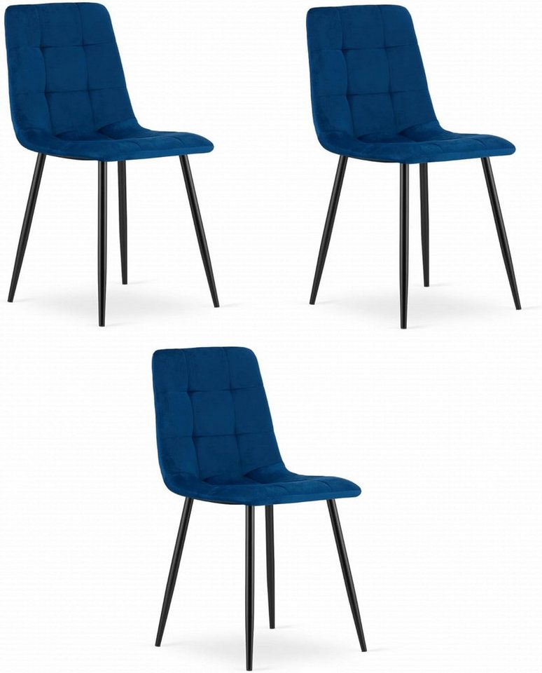 Best for Home Esszimmerstuhl Best for home – Veloursstuhl mit Metallbeinen – Modern und bequem Best for Home Esszimmerstuhl Best for home – Veloursstuhl mit Metallbeinen – Modern und bequem von Best for Home