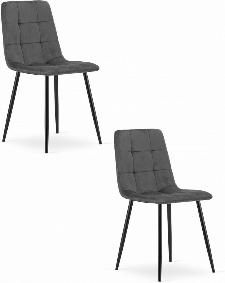 Best for Home Esszimmerstuhl Best for home – Veloursstuhl mit Metallbeinen – Modern und bequem Best for Home Esszimmerstuhl Best for home – Veloursstuhl mit Metallbeinen – Modern und bequem von Best for Home
