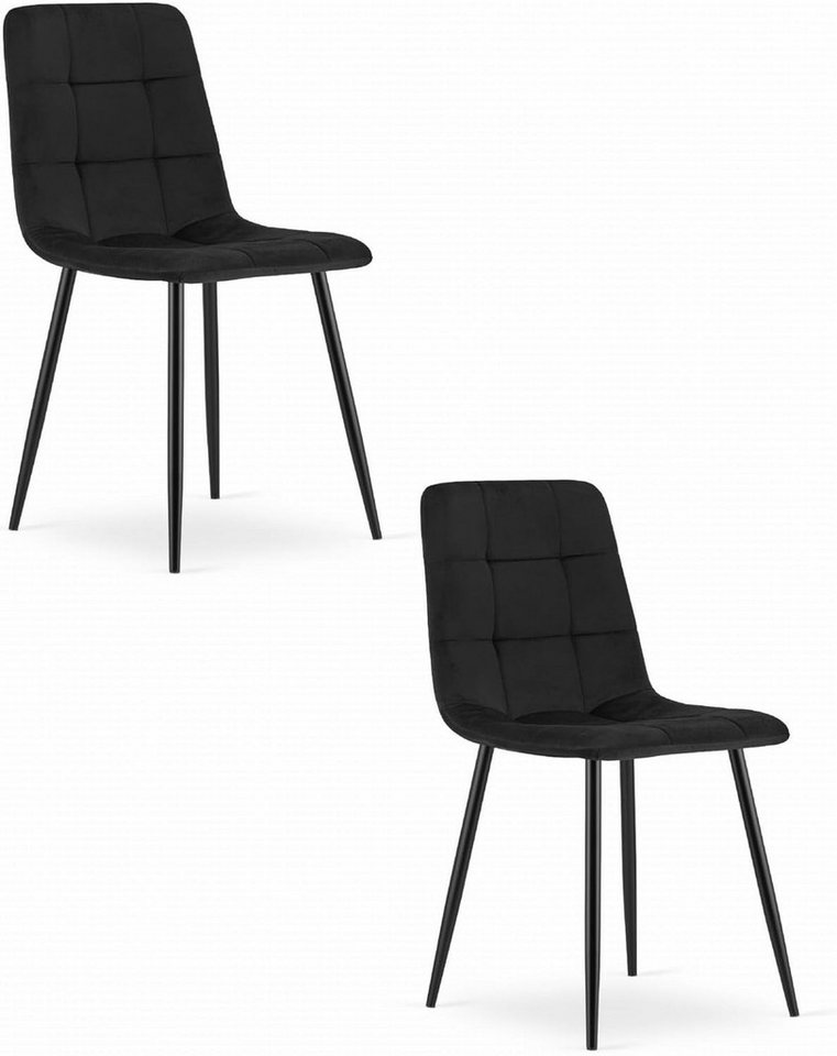 Best for Home Esszimmerstuhl Best for home – Veloursstuhl mit Metallbeinen – Modern und bequem Best for Home Esszimmerstuhl Best for home – Veloursstuhl mit Metallbeinen – Modern und bequem von Best for Home