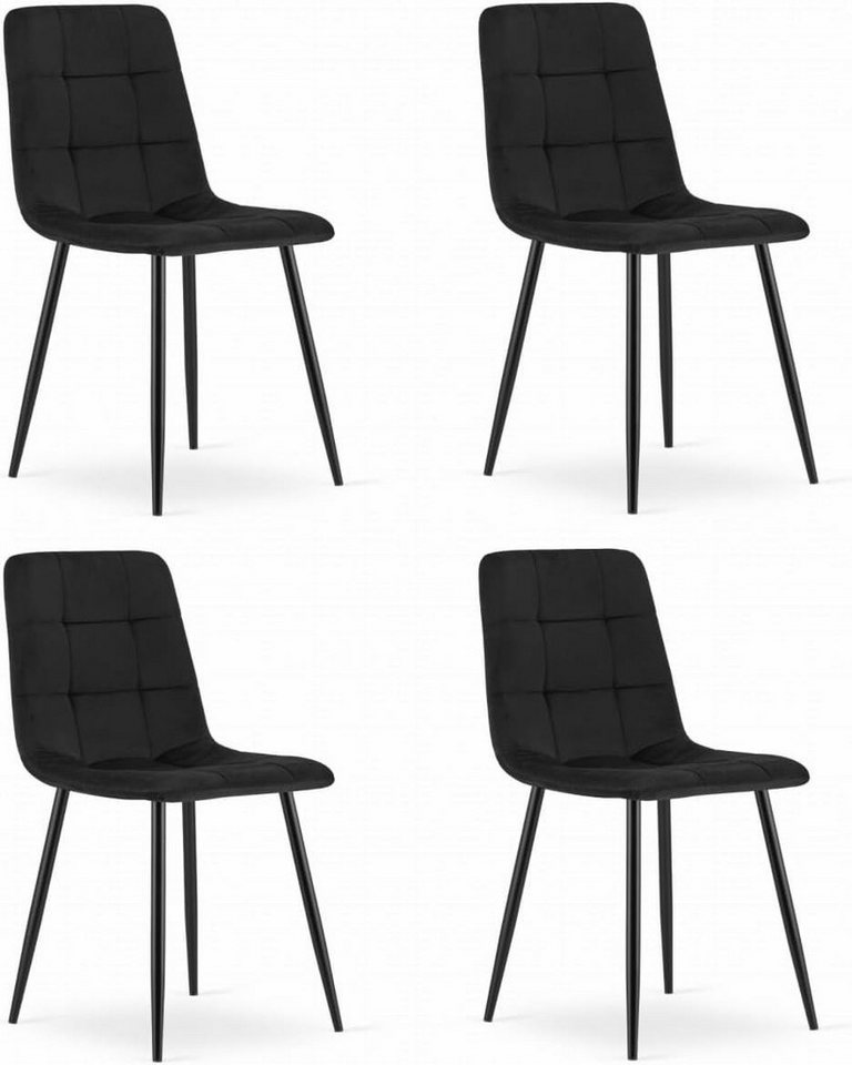 Best for Home Esszimmerstuhl Best for home – Veloursstuhl mit Metallbeinen – Modern und bequem Best for Home Esszimmerstuhl Best for home – Veloursstuhl mit Metallbeinen – Modern und bequem von Best for Home
