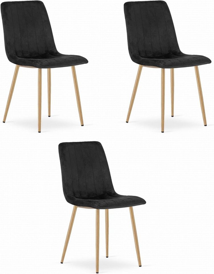Best for Home Esszimmerstuhl Samt Stuhl- Robustes und bequemes Design für maximalen Sitzkomfort von Best for Home