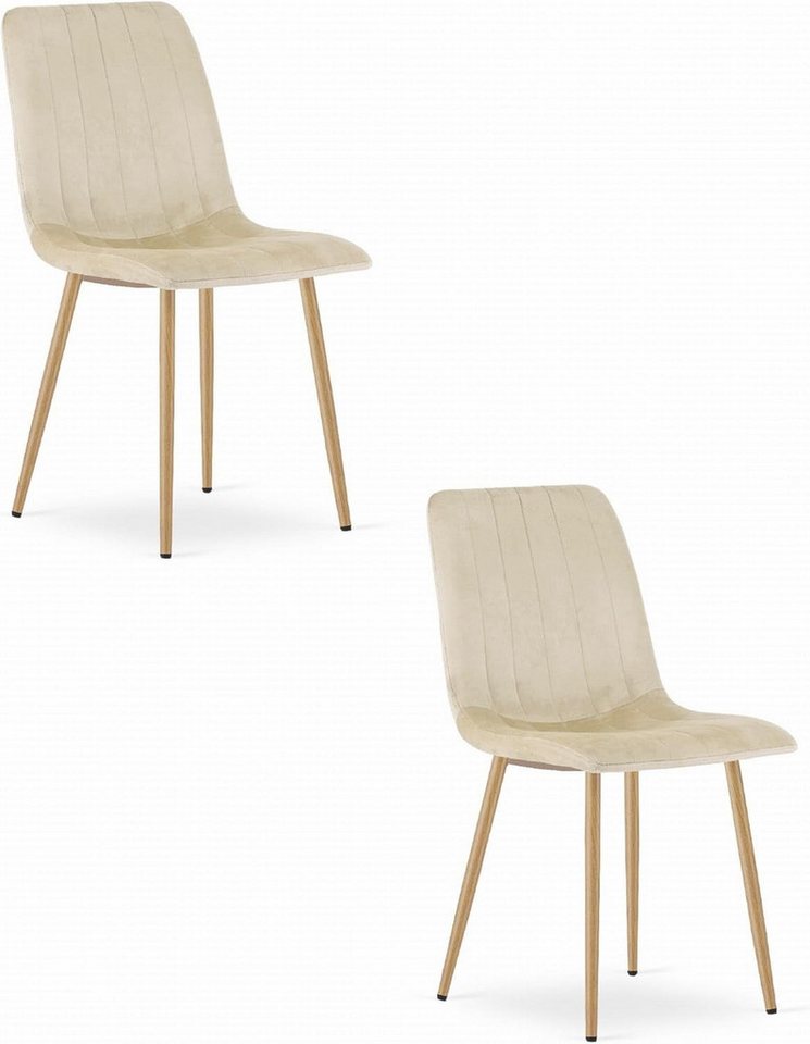 Best for Home Esszimmerstuhl Veloursstuhl im modernen Design – ideal für Wohnräume, 2er-Set Best for Home Esszimmerstuhl Veloursstuhl im modernen Design – ideal für Wohnräume, 2er-Set von Best for Home