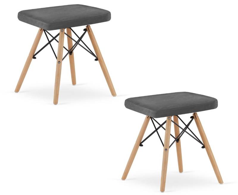 Best for Home Hocker Best For Home – Samt Hocker mit Holzbeinen – Eleganter Komfort Best for Home Hocker Best For Home – Samt Hocker mit Holzbeinen – Eleganter Komfort von Best for Home