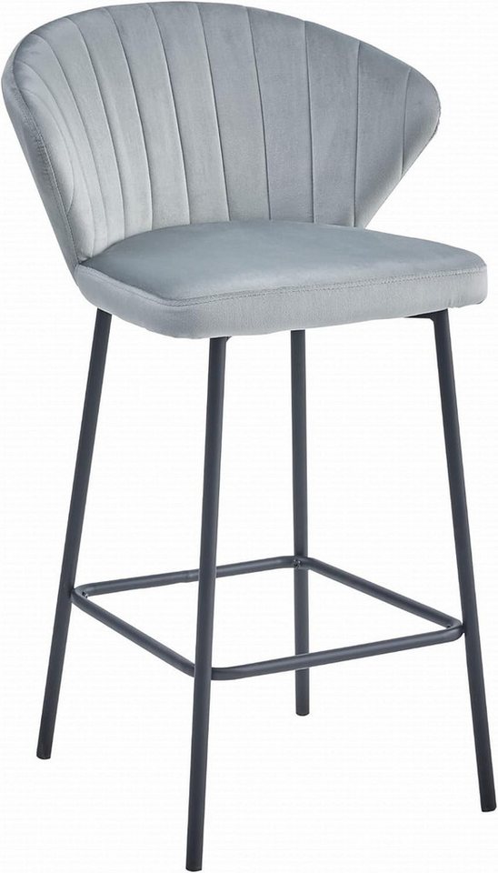 Best for Home Hocker Best for Home–Barhocker–Moderner Velourssitz & Elegantes Metallgestell Best for Home Hocker Best for Home–Barhocker–Moderner Velourssitz & Elegantes Metallgestell von Best for Home