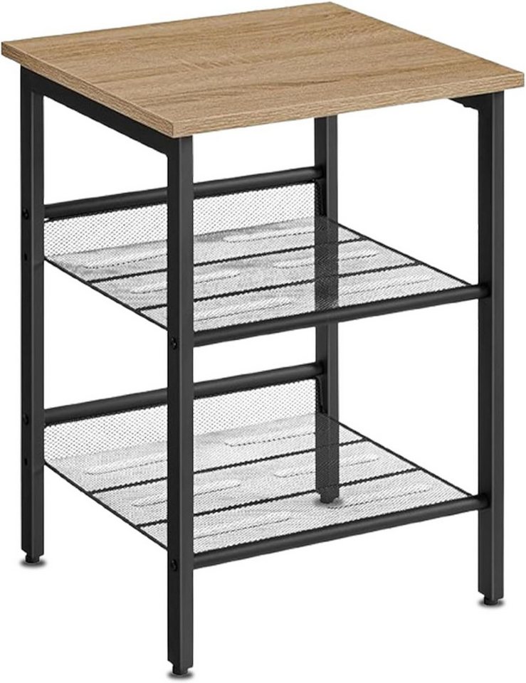 Best for Home Nachttisch Stabiler Nachttisch mit Stauraum – Moderner Beistelltisch Wohnzimmer von Best for Home