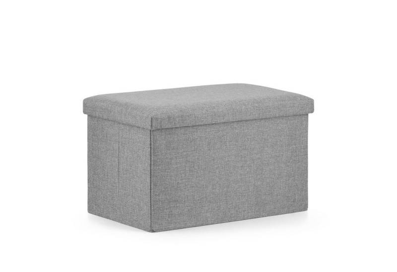 Best for Home Ottomane Best For Home Pouffe L – Moderner, bequemer Sitz- & Fußhocker Grau, mit Relaxfunktion von Best for Home