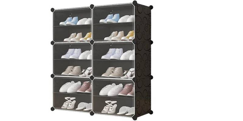 Best for Home Schuhschrank Modularer Schuhschrank mit 12 Fächern – Vielseitig & Platzsparend von Best for Home