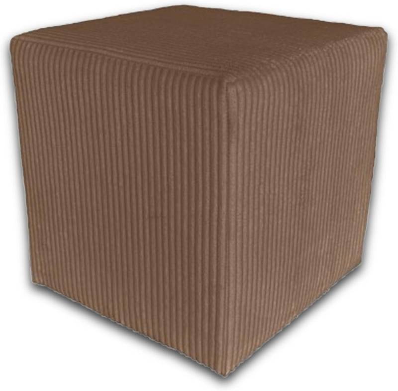 Best for Home Sitzwürfel Best For Home Würfel Pouf Hocker Beige – Samt, Fußhocker & Sitzpuff Best for Home Sitzwürfel Best For Home Würfel Pouf Hocker Beige – Samt, Fußhocker & Sitzpuff von Best for Home