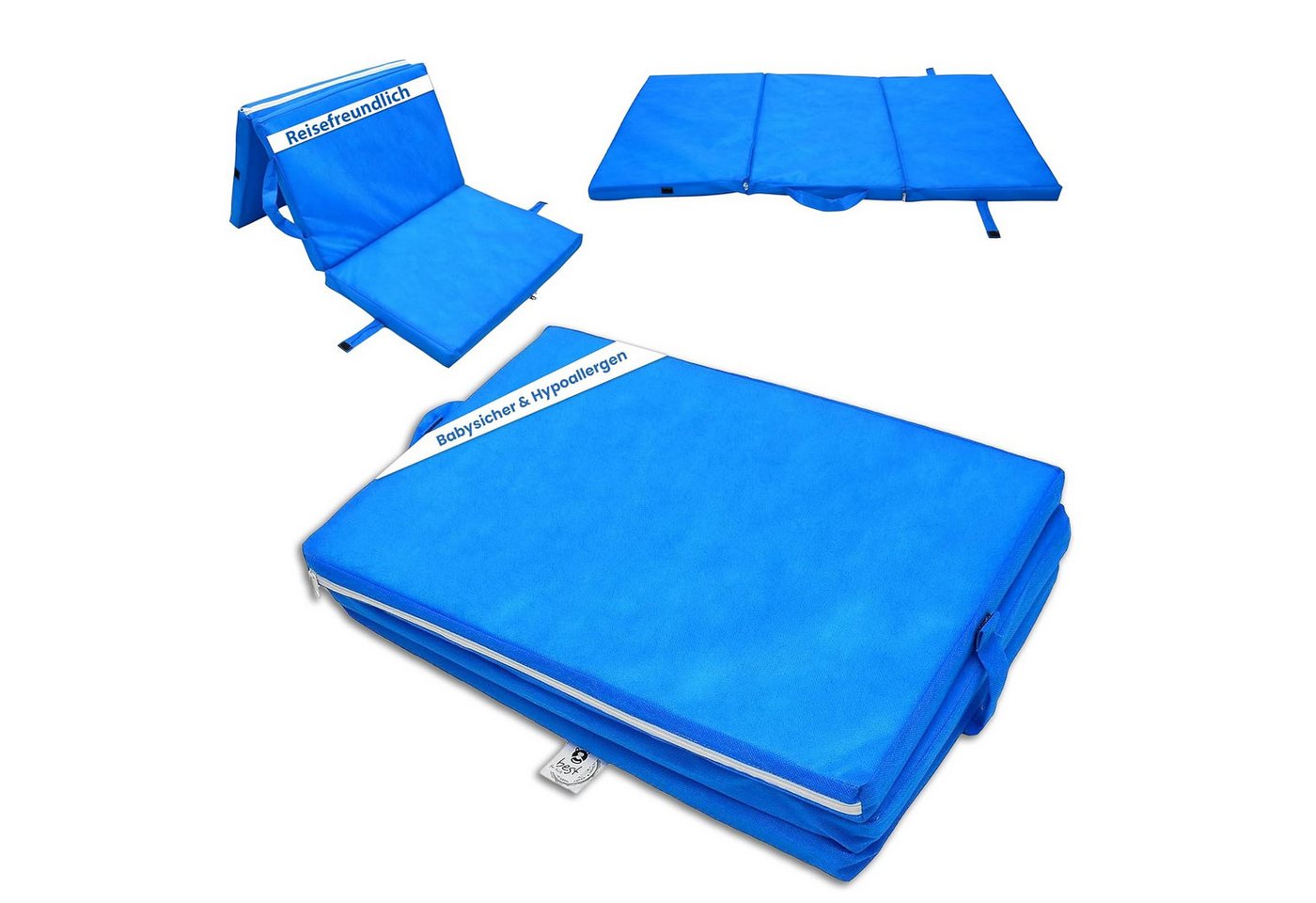 Babymatratze Best For Kids – Faltbare Kinder-Matratze – Bequem & Sicher, Best for Kids von Best for Kids