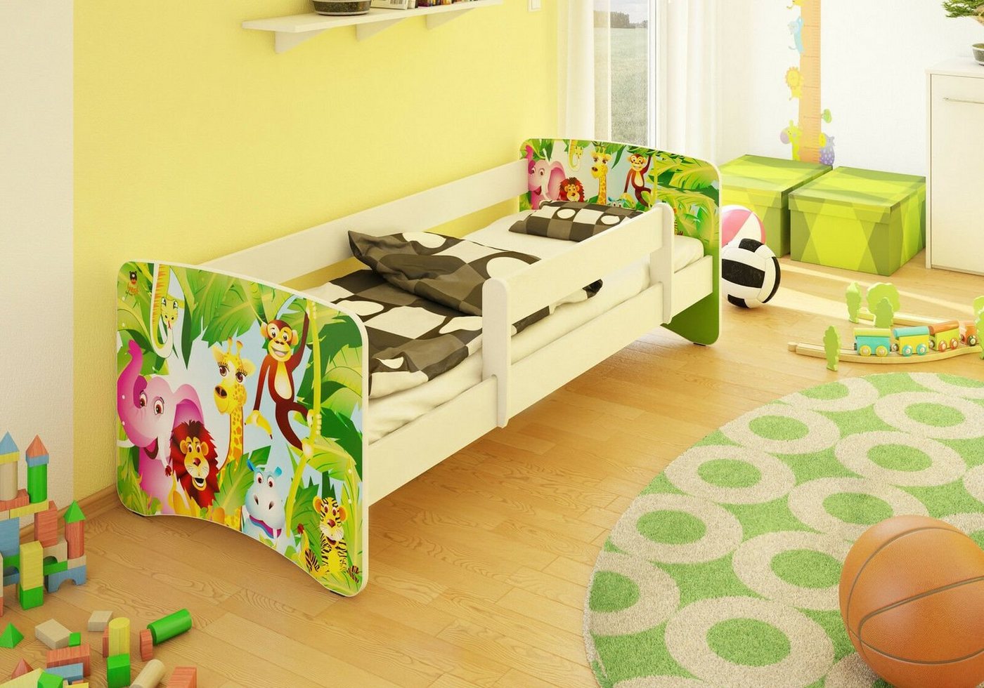 Best for Kids Kinderbett (mit Rausfallschutz) von Best for Kids