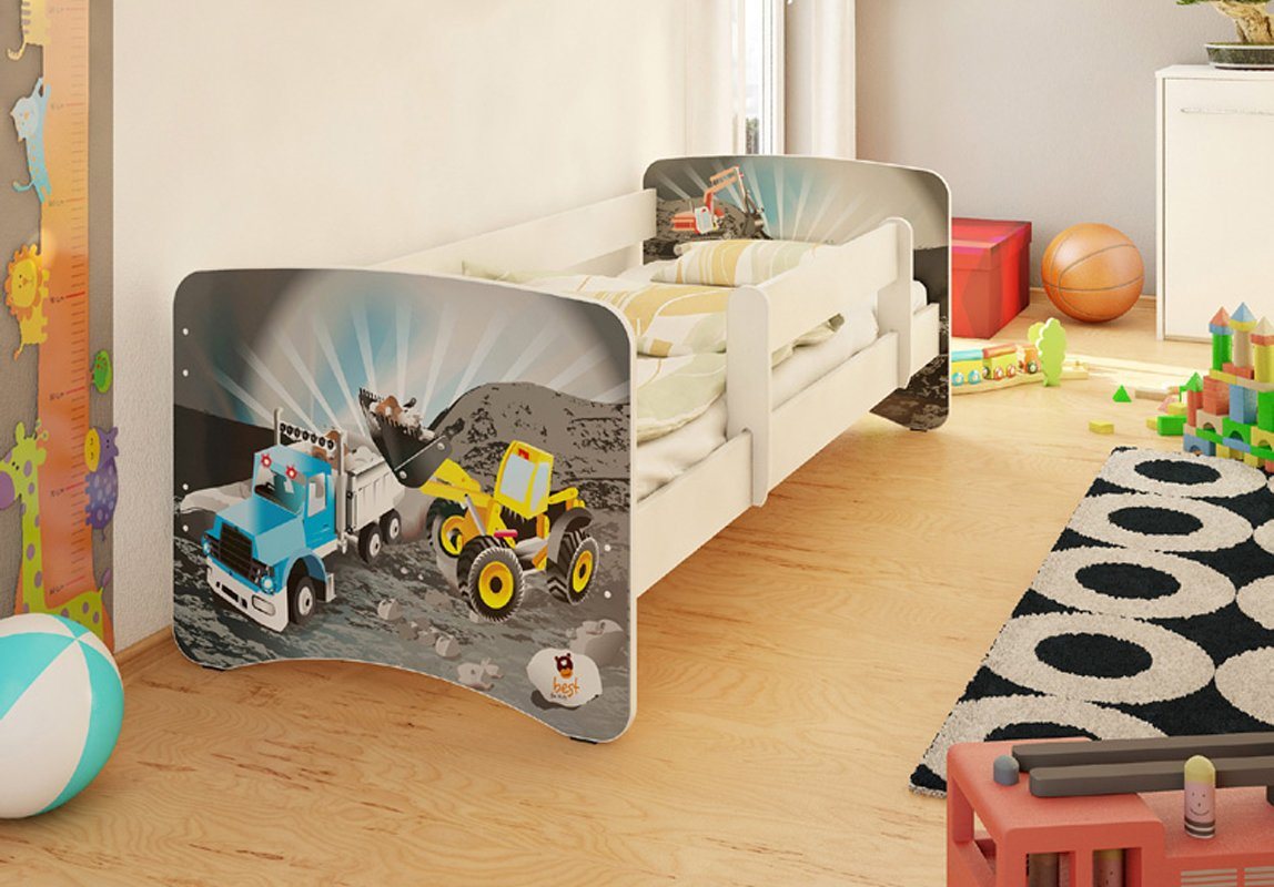 Kinderbett (mit Rausfallschutz) von Best for Kids