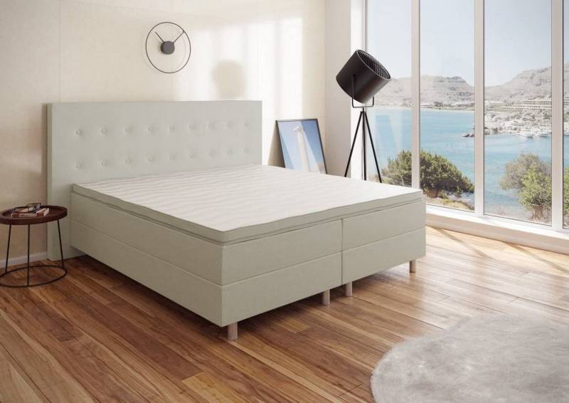 Best for You Boxspringbett Rio (90x200 100x200 120x200 140x200 160x200 180x200 200x200), Handwerksqualität, TOP Preis-Leistungs-Verhältnis von Best for You