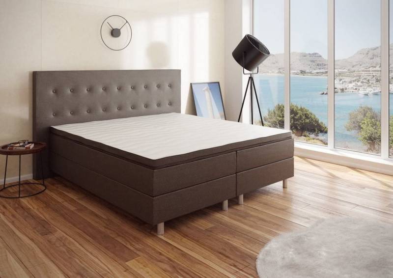 Best for You Boxspringbett Rio (90x200 100x200 120x200 140x200 160x200 180x200 200x200), Handwerksqualität, TOP Preis-Leistungs-Verhältnis von Best for You