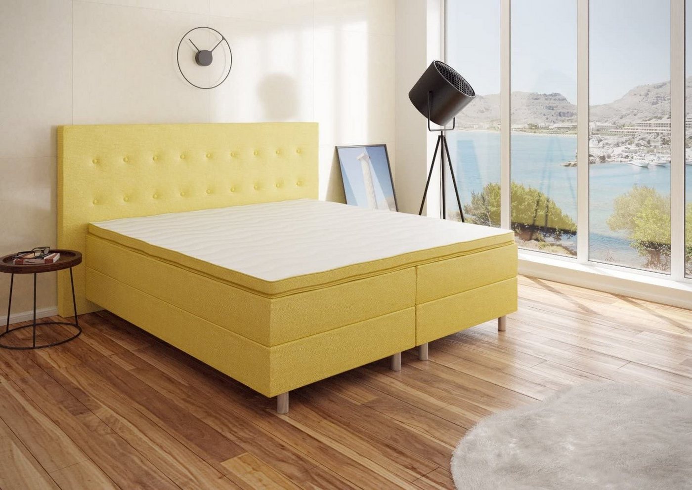 Best for You Boxspringbett Rio, mit Visco-Topper von Best for You