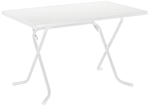 BEST 26521100 Scherenklapptisch Primo eckig 110 x 70 cm, weiß von BEST